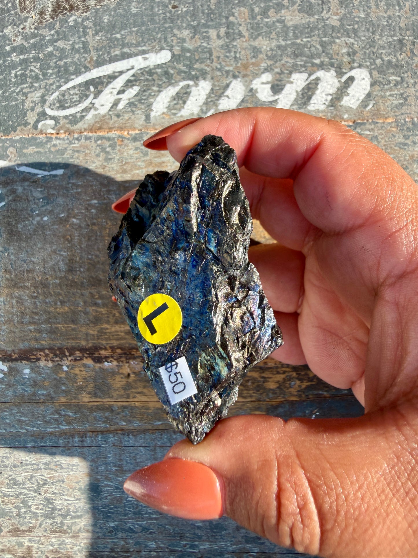 Gorgeous Rainbow Iridescent Carbon Specimen | Opt L