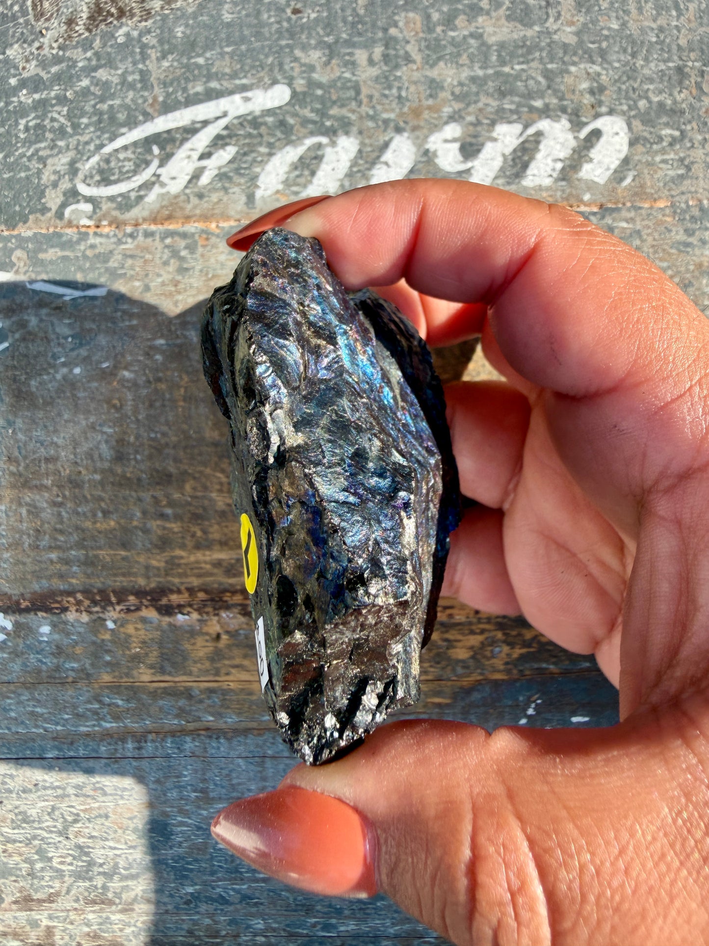 Gorgeous Rainbow Iridescent Carbon Specimen | Opt L