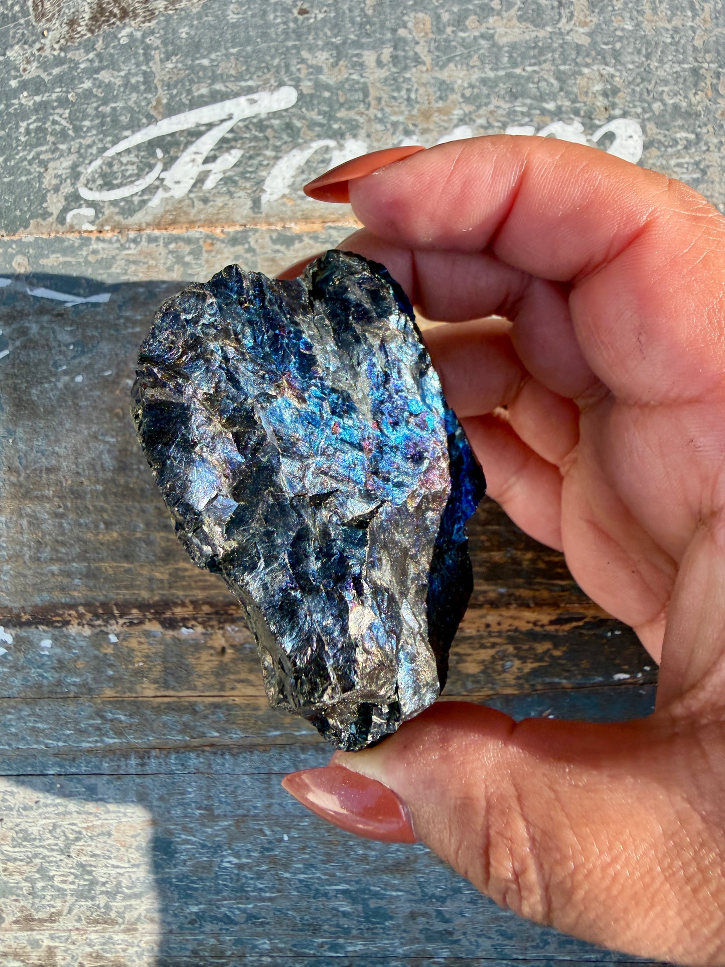 Gorgeous Rainbow Iridescent Carbon Specimen | Opt L