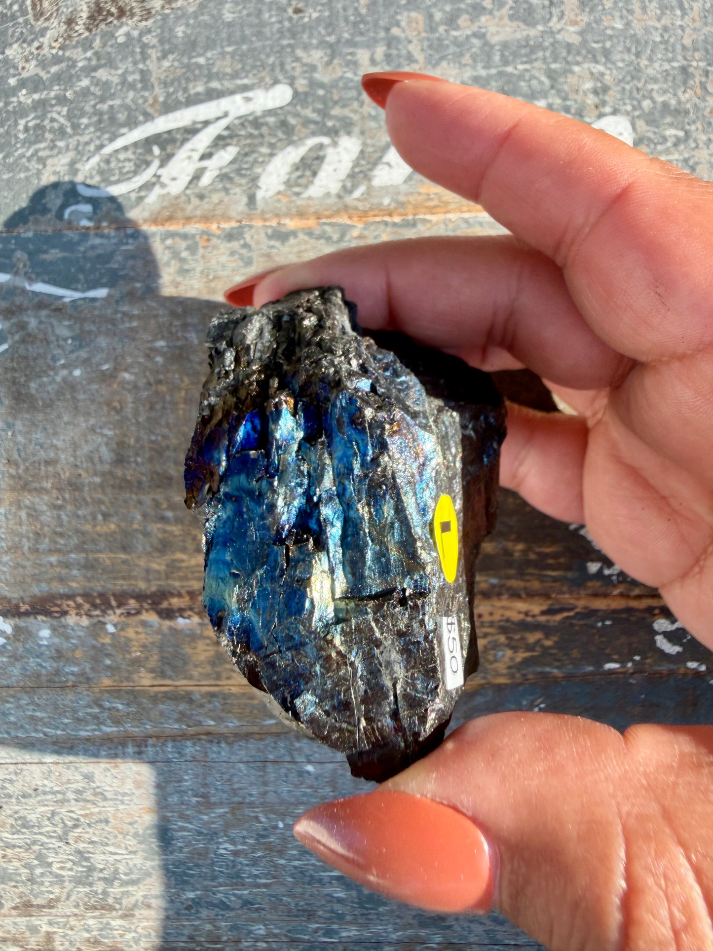 Gorgeous Rainbow Iridescent Carbon Specimen | Opt L