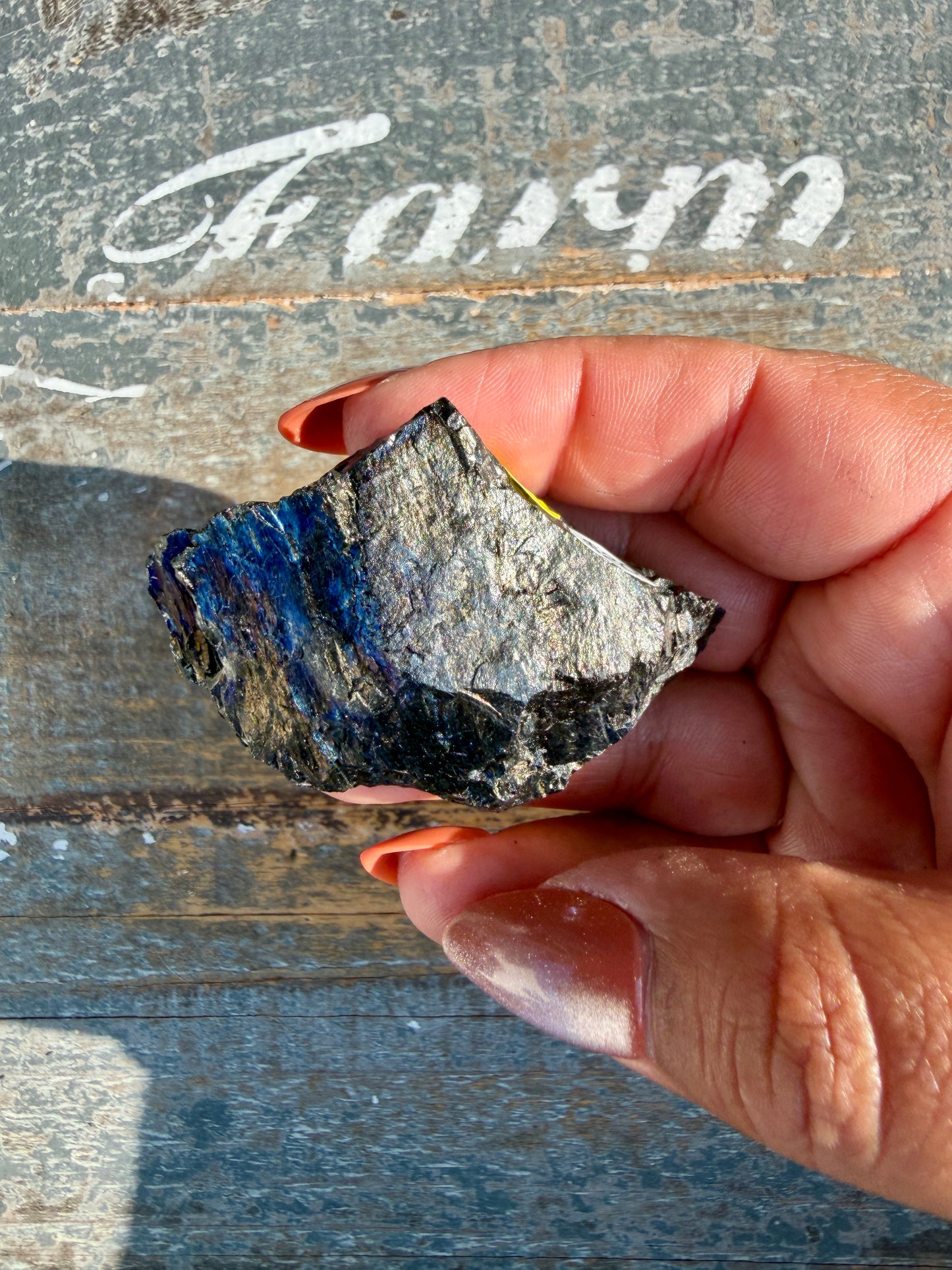 Gorgeous Rainbow Iridescent Carbon Specimen | Opt O