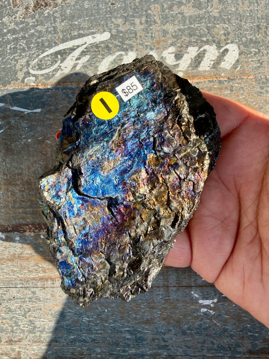 Gorgeous Rainbow Iridescent Carbon Specimen | Opt I