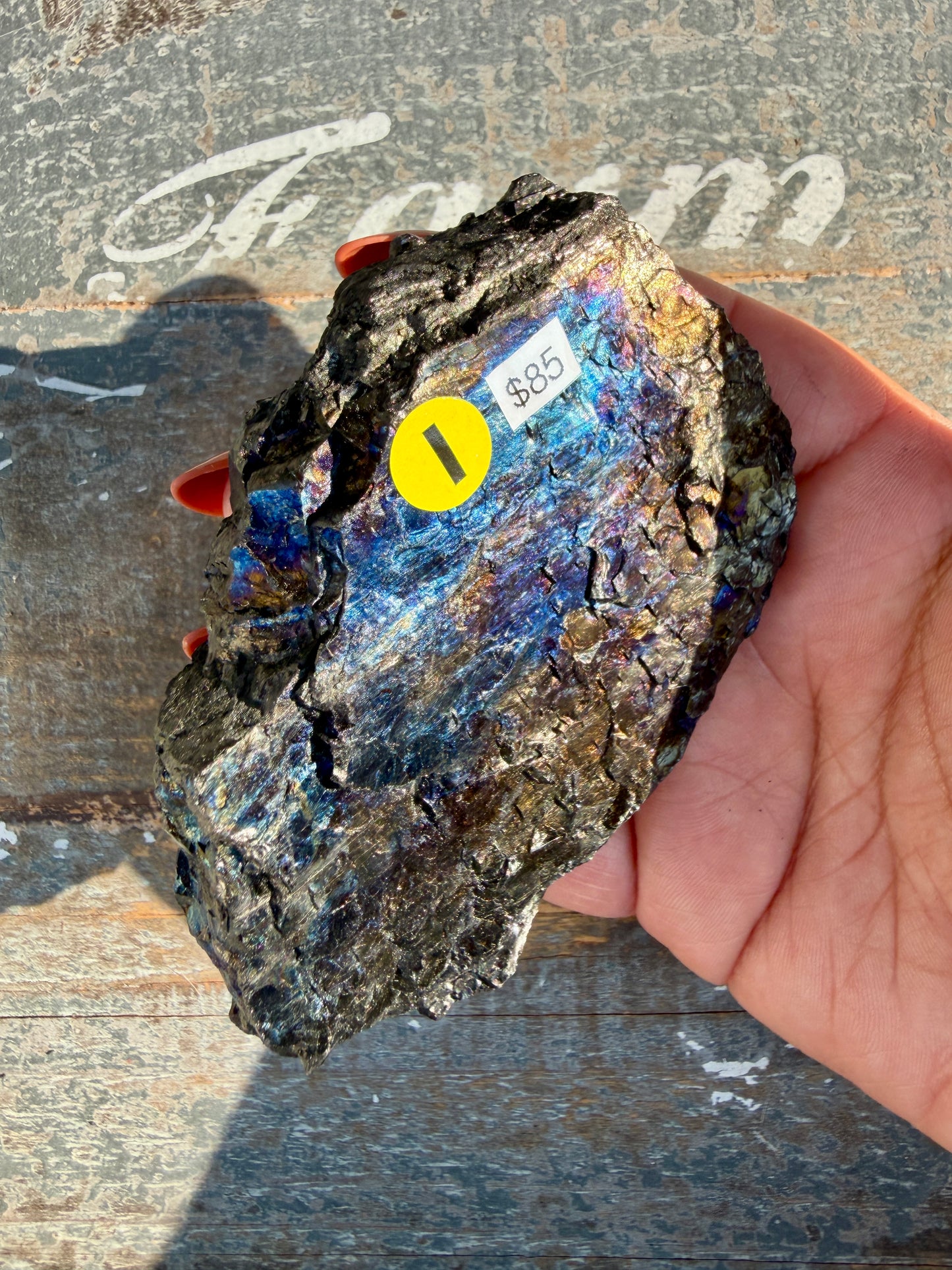 Gorgeous Rainbow Iridescent Carbon Specimen | Opt I