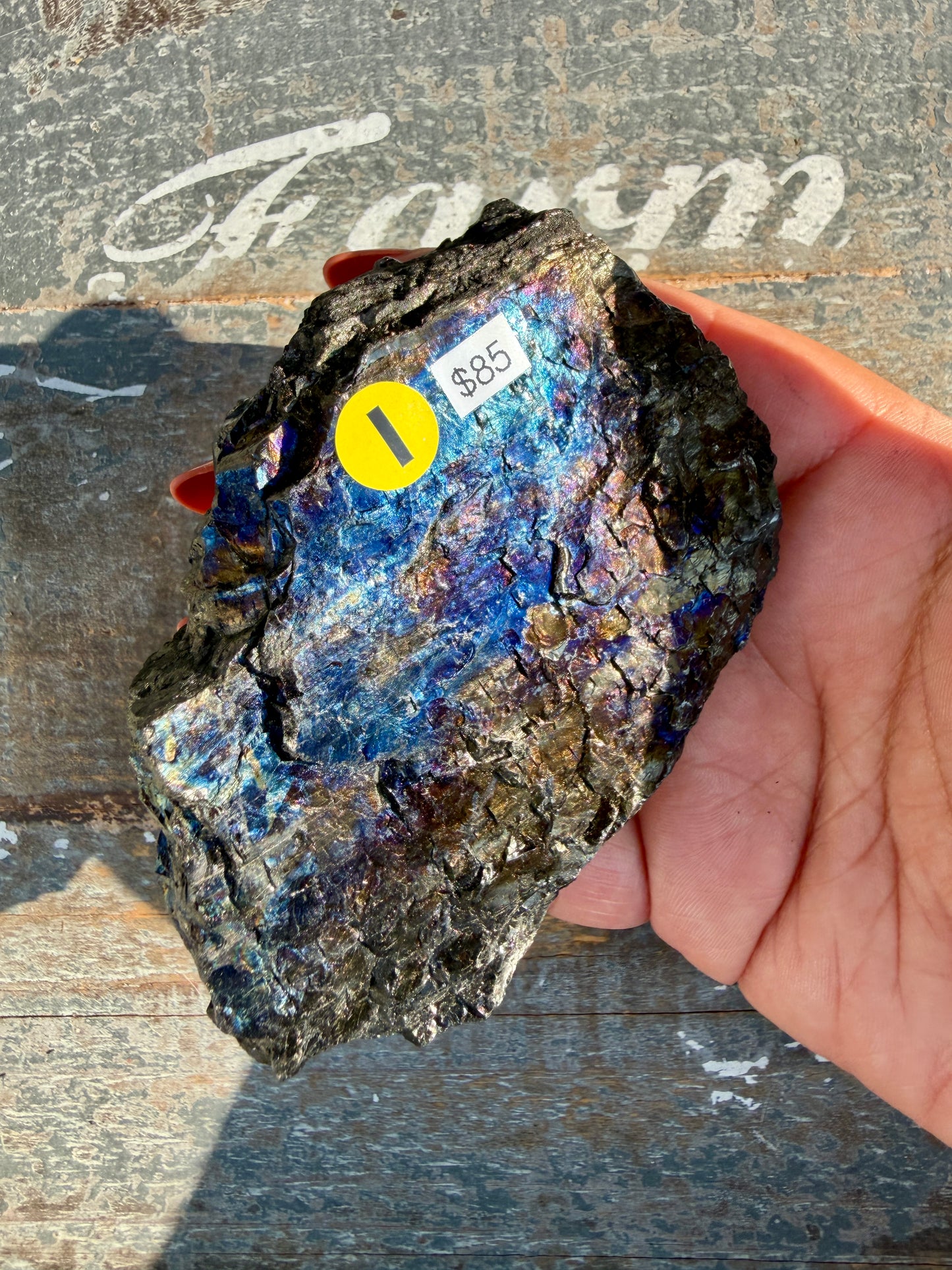 Gorgeous Rainbow Iridescent Carbon Specimen | Opt I