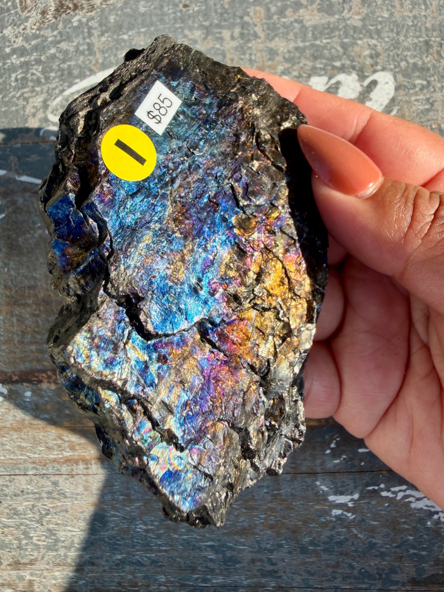 Gorgeous Rainbow Iridescent Carbon Specimen | Opt I