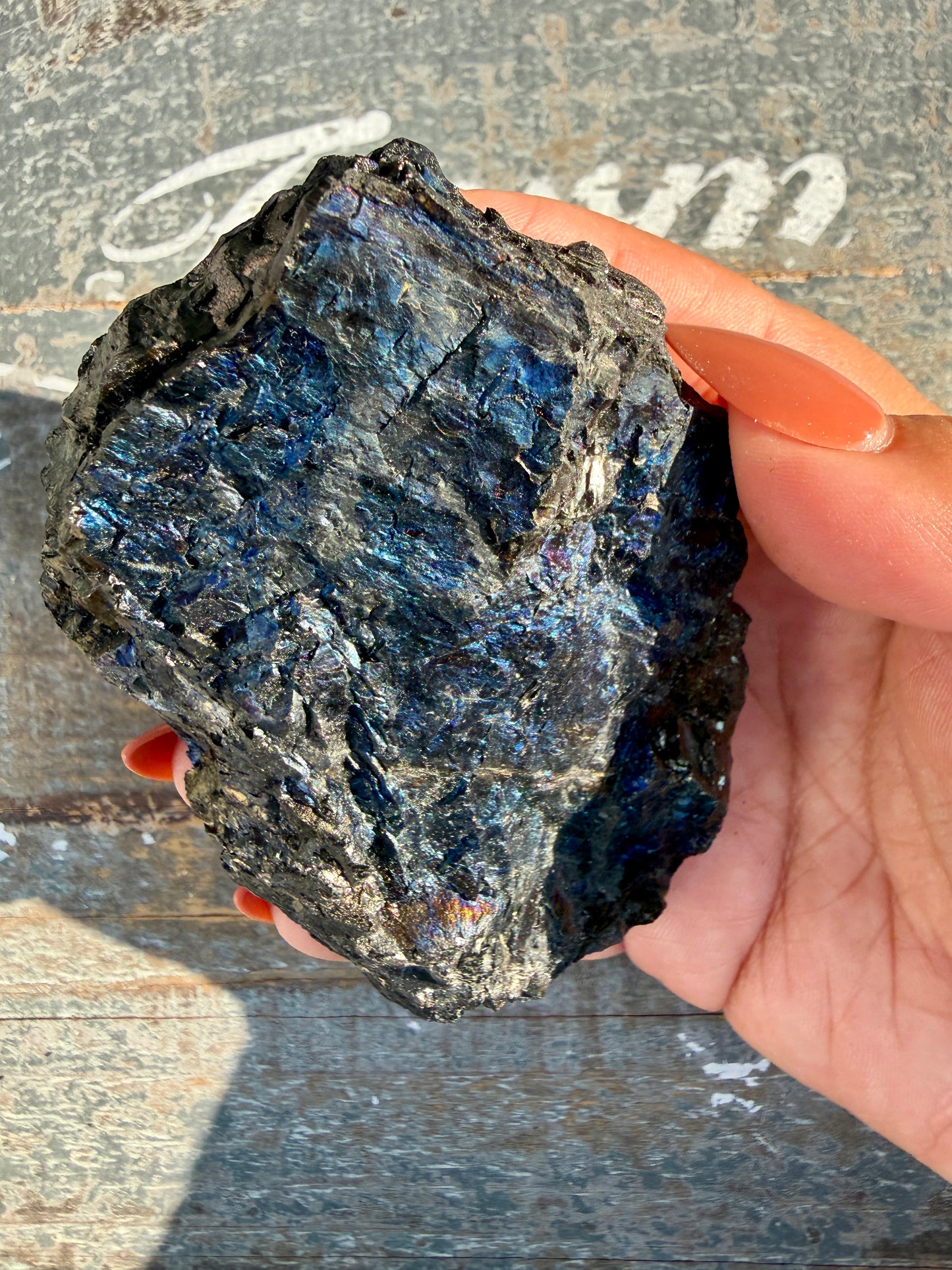 Gorgeous Rainbow Iridescent Carbon Specimen | Opt I