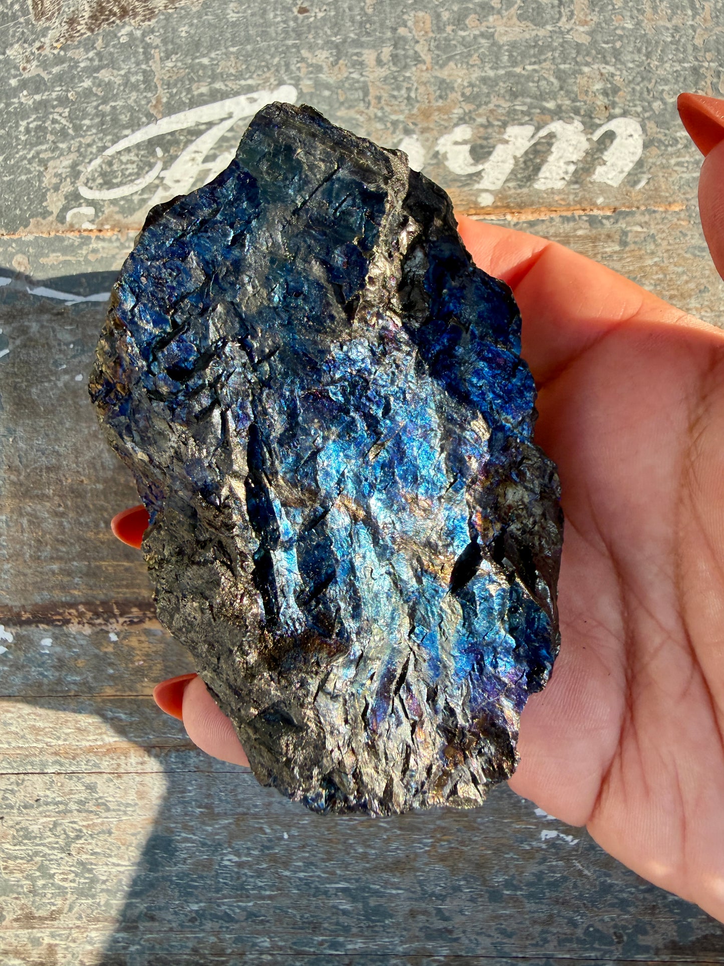 Gorgeous Rainbow Iridescent Carbon Specimen | Opt I