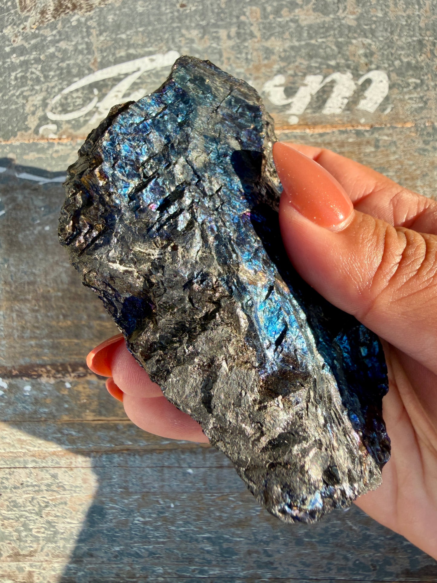 Gorgeous Rainbow Iridescent Carbon Specimen | Opt I
