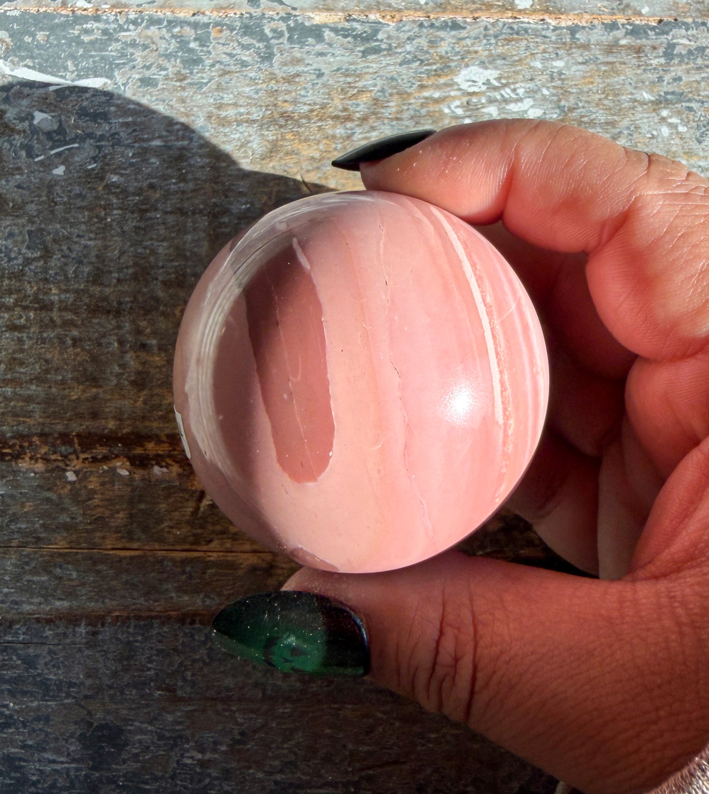 Gorgeous Pink Opal Sphere from Australia | Opt D