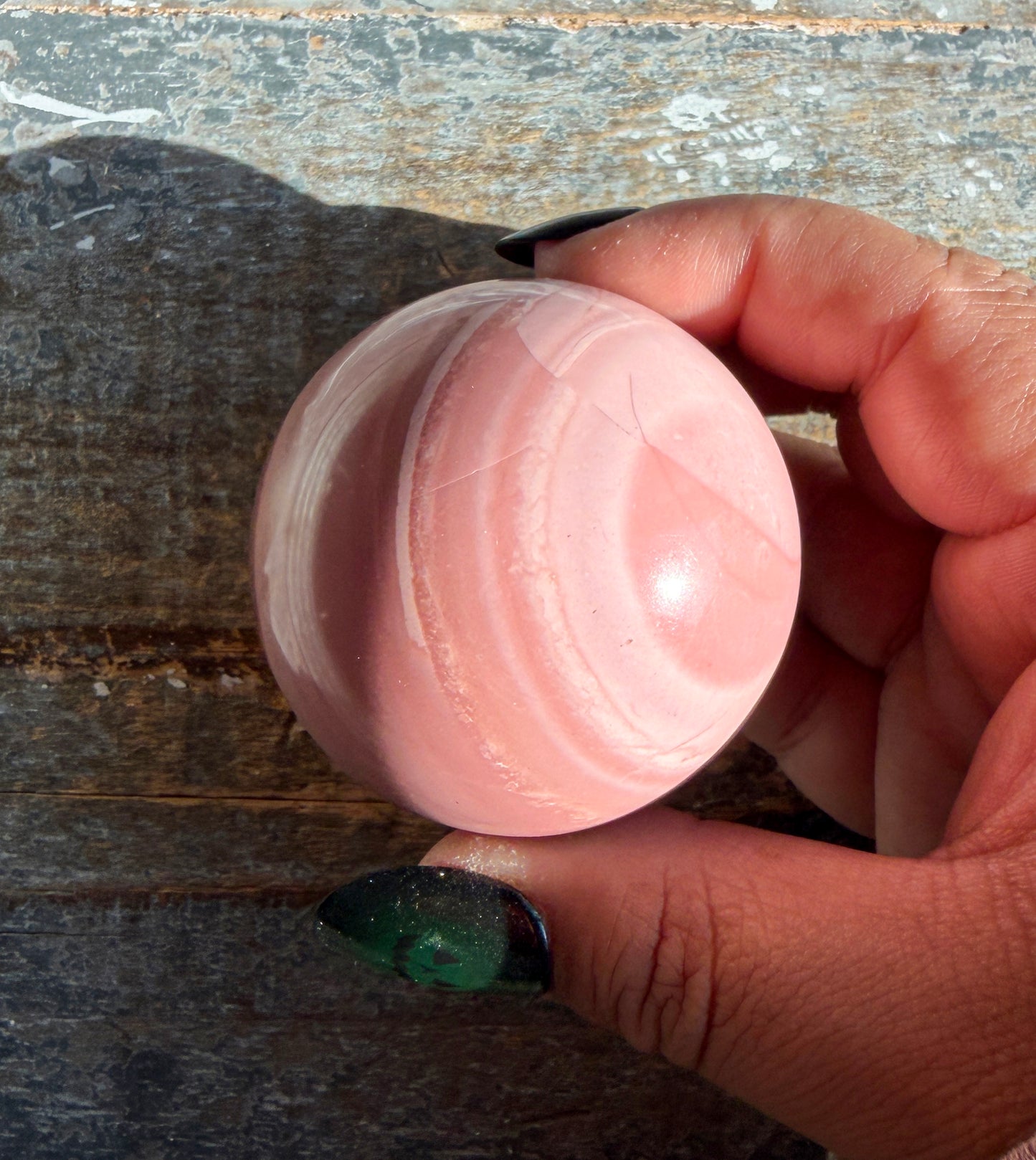 Gorgeous Pink Opal Sphere from Australia | Opt D