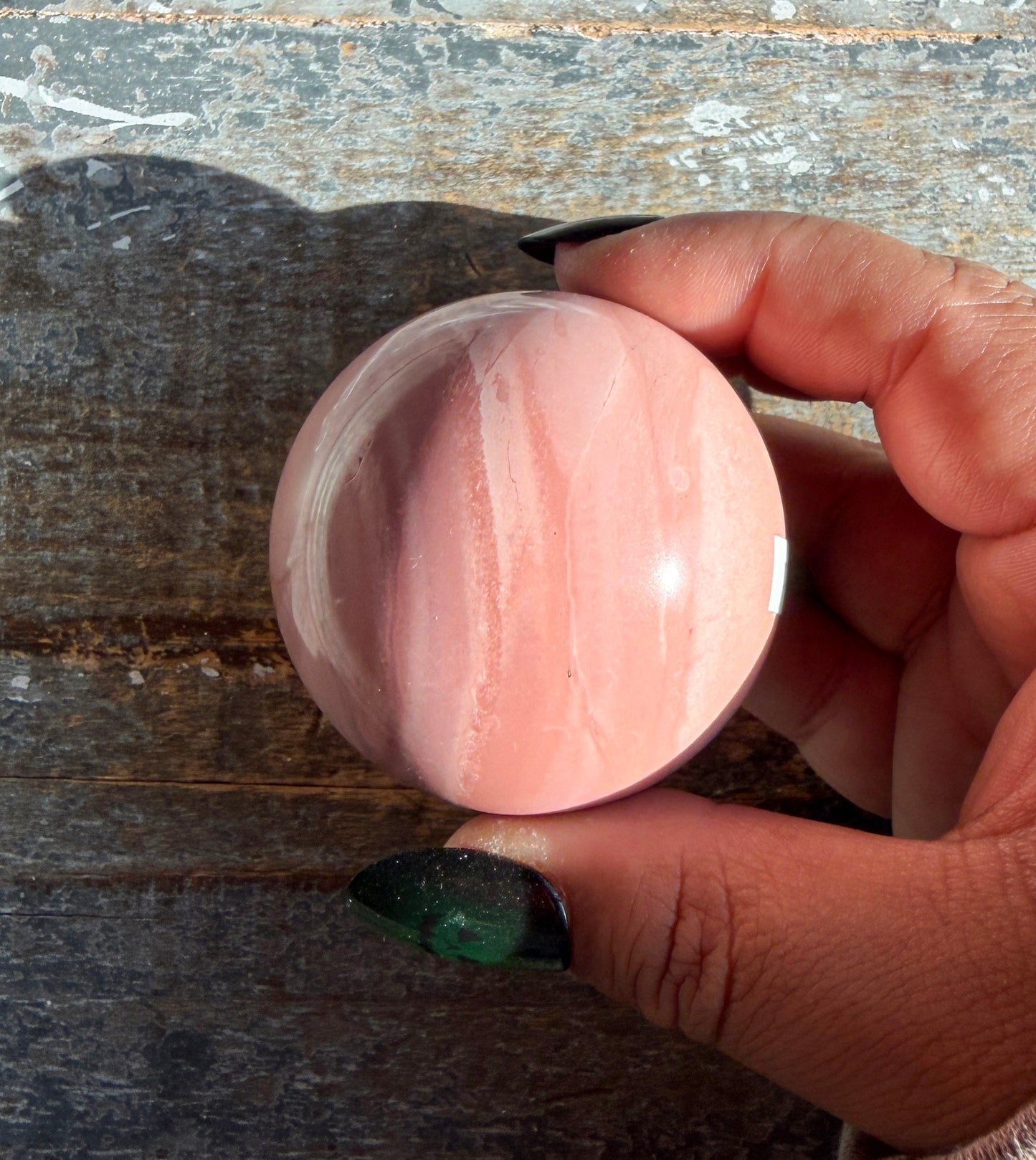 Gorgeous Pink Opal Sphere from Australia | Opt D