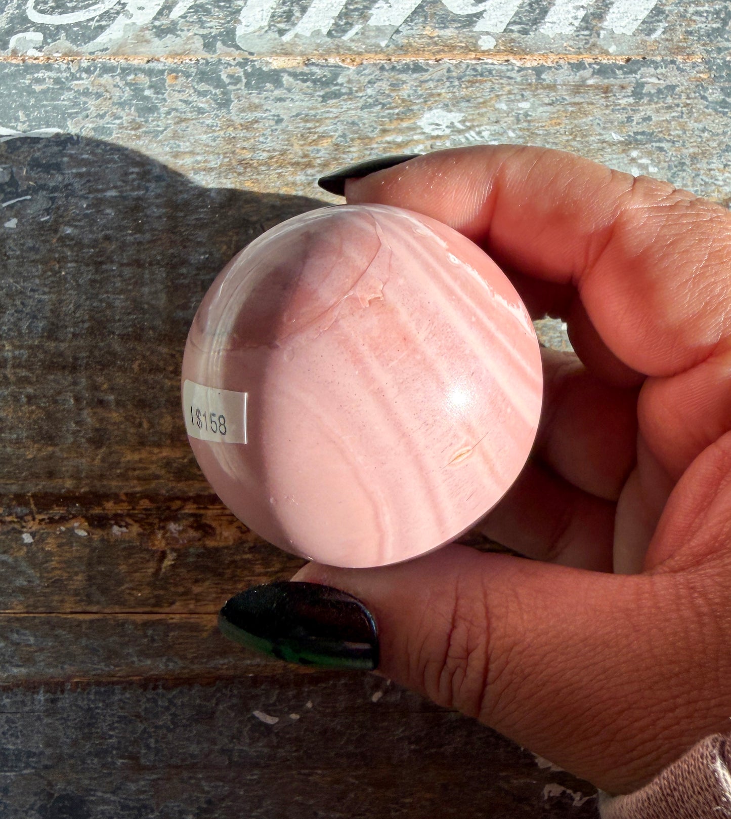 Gorgeous Pink Opal Sphere from Australia | Opt I