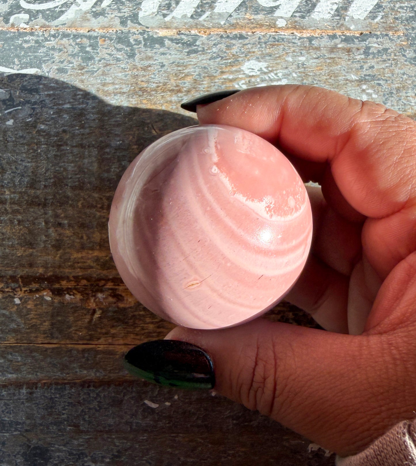 Gorgeous Pink Opal Sphere from Australia | Opt I