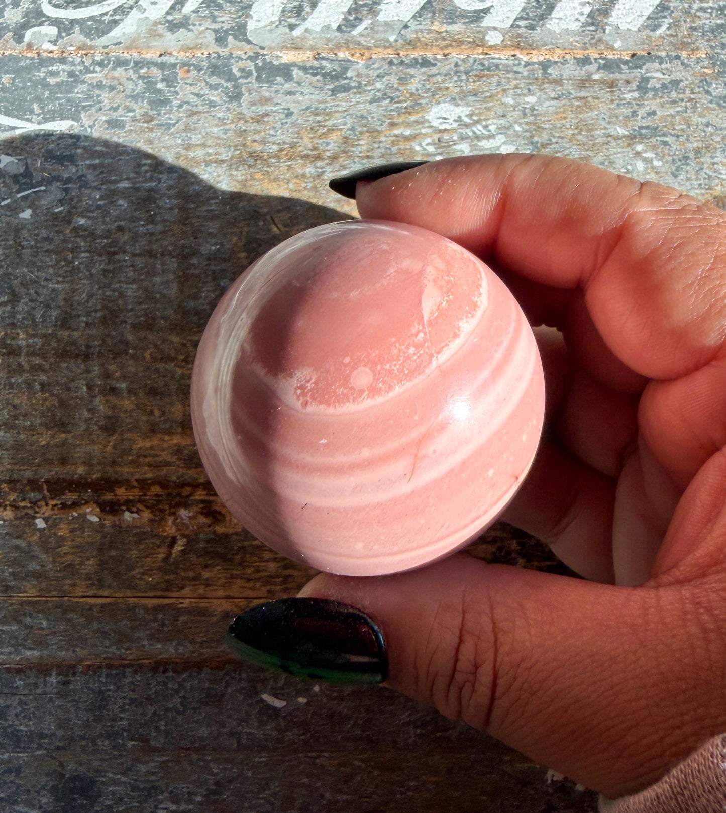 Gorgeous Pink Opal Sphere from Australia | Opt I