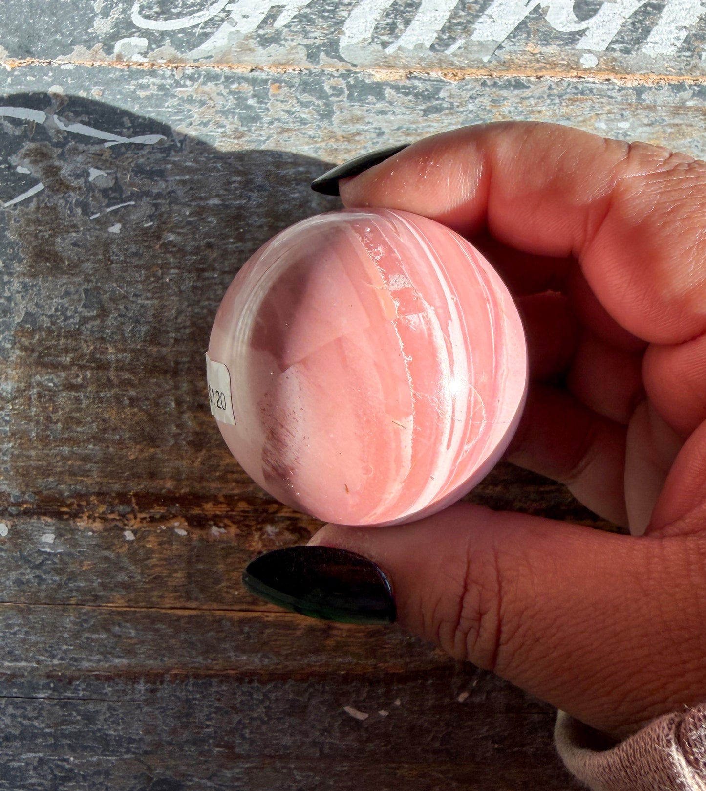 Gorgeous Pink Opal Sphere from Australia | Opt J