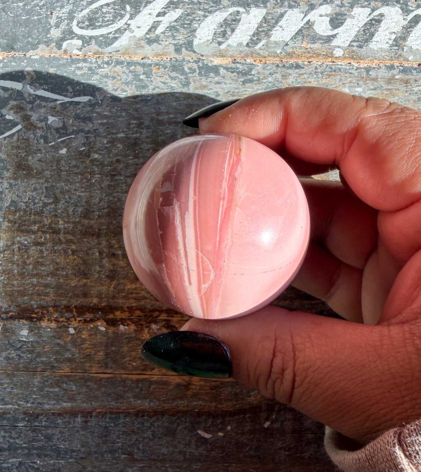 Gorgeous Pink Opal Sphere from Australia | Opt J
