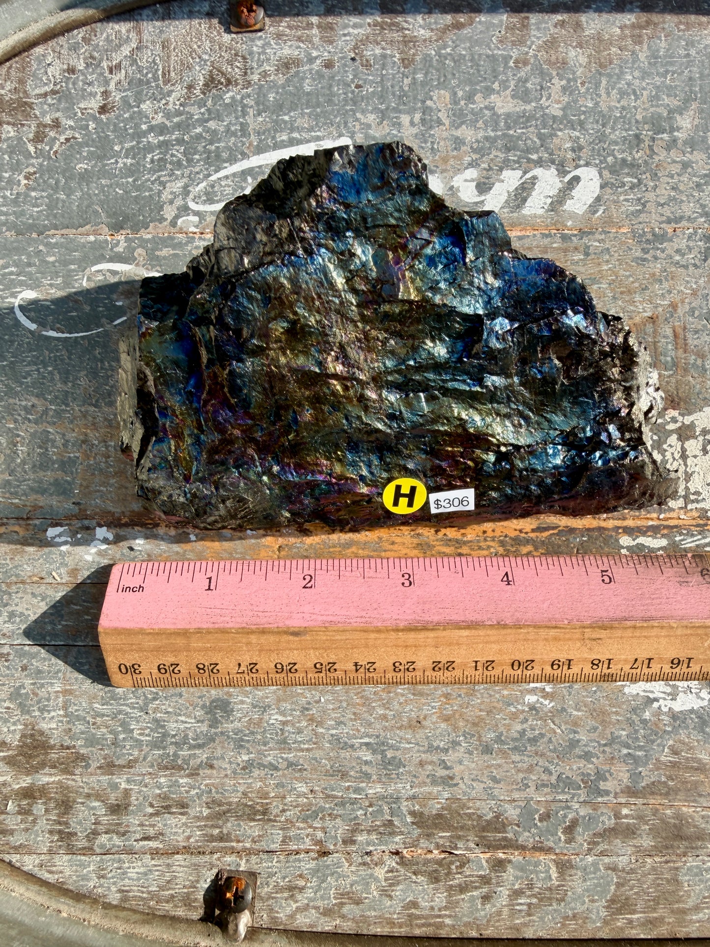 Gorgeous Rainbow Iridescent Carbon Specimen | Opt H