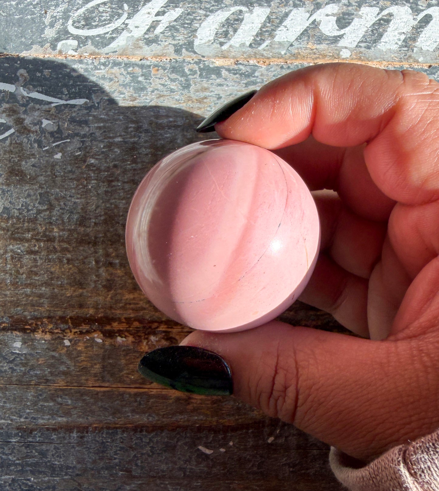 Gorgeous Pink Opal Sphere from Australia | Opt J