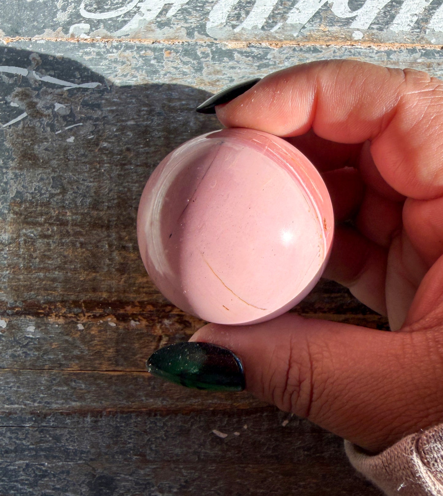 Gorgeous Pink Opal Sphere from Australia | Opt J
