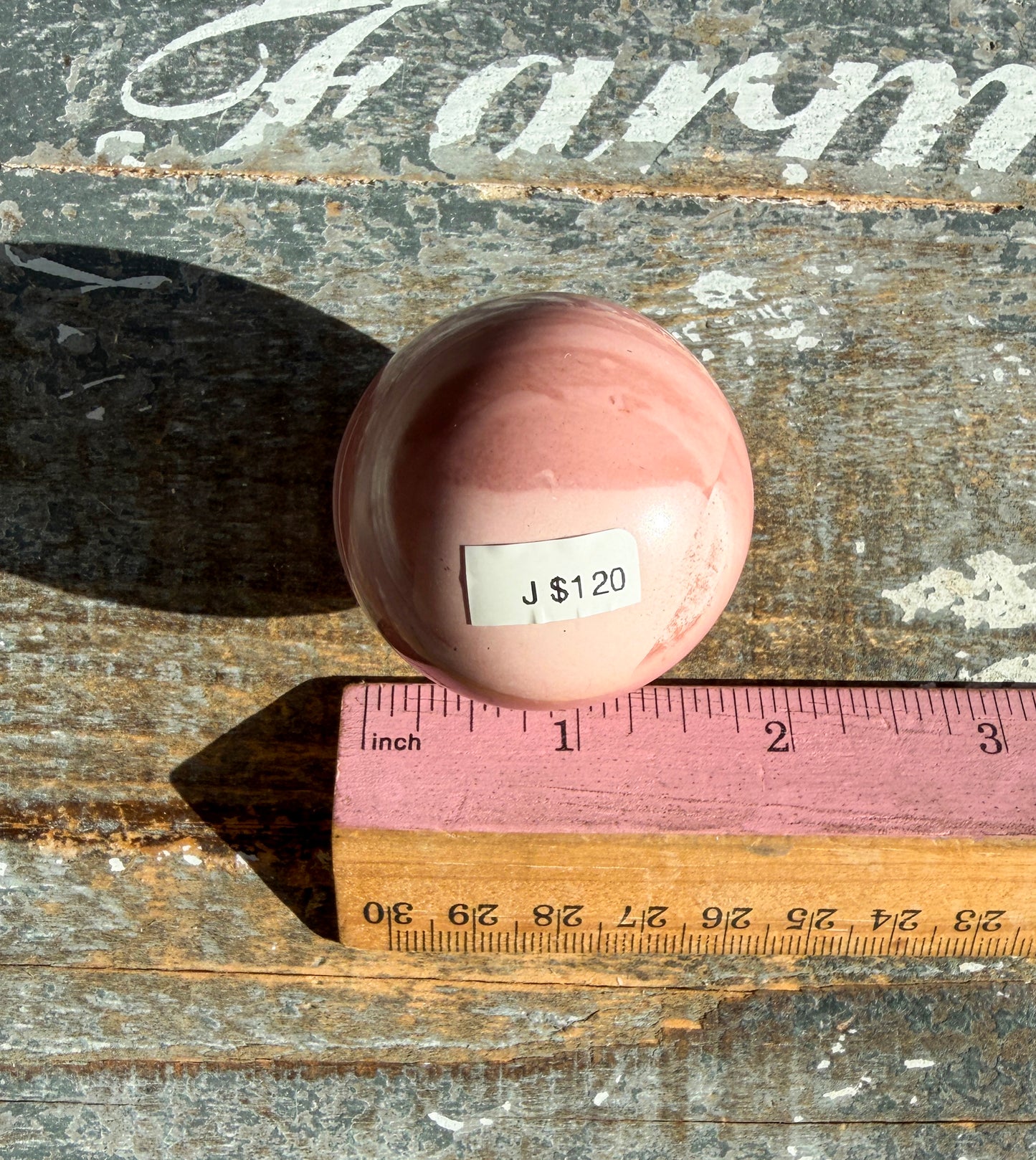 Gorgeous Pink Opal Sphere from Australia | Opt J