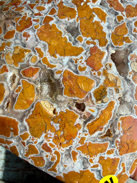 Gorgeous Indonesian Brecciated Jasper Large Heart | Opt W