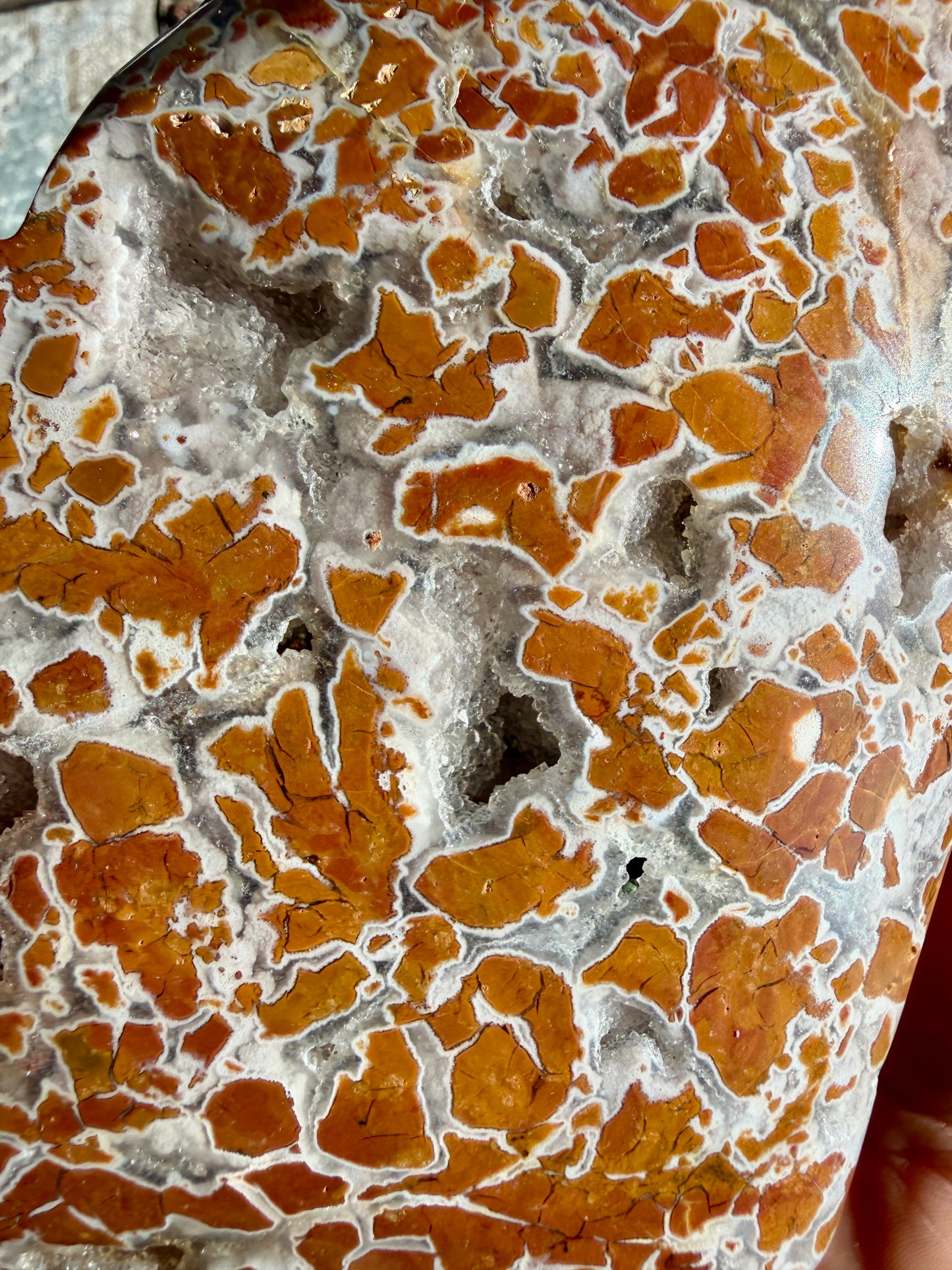 Gorgeous Indonesian Brecciated Jasper Large Heart | Opt W