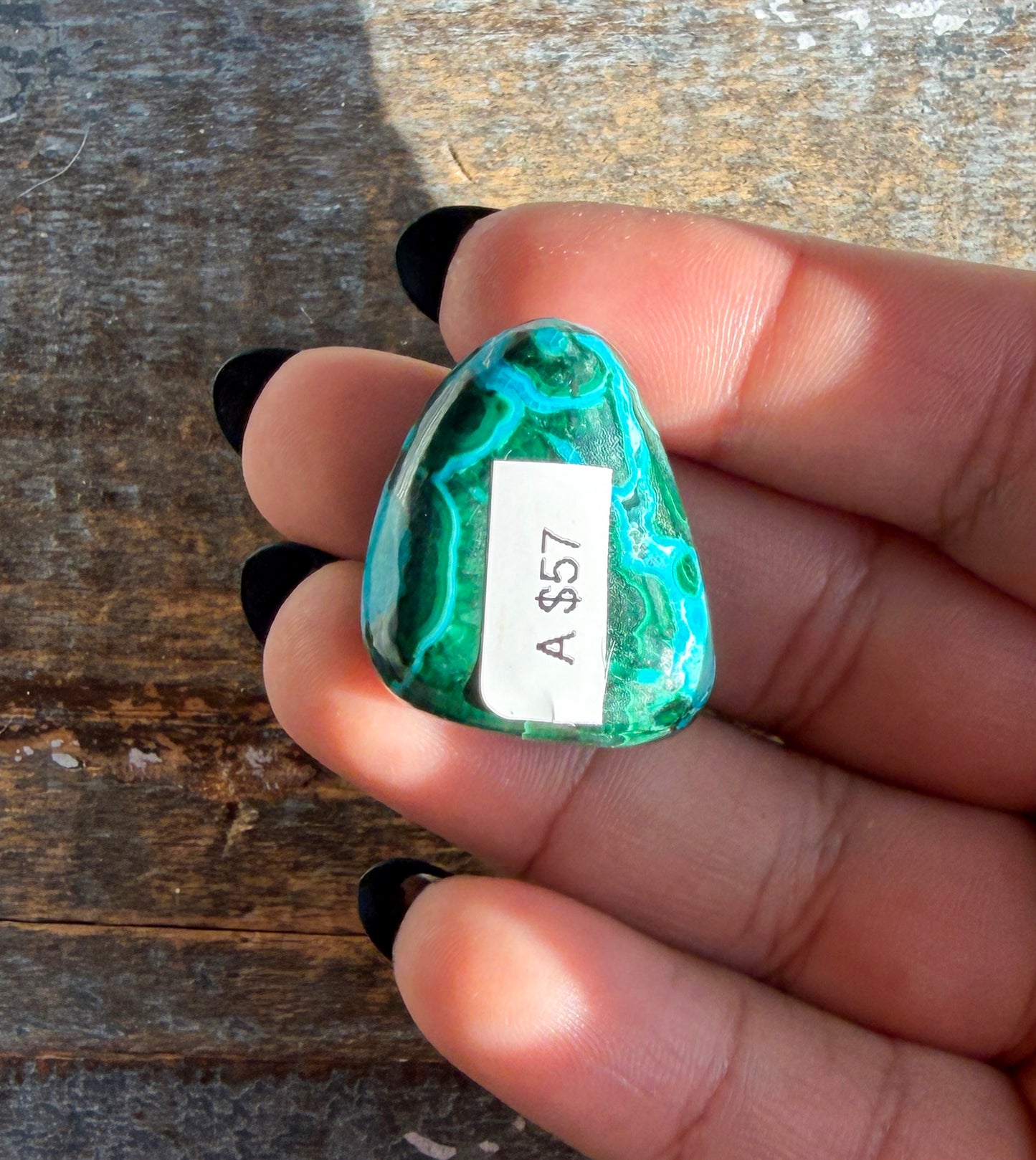 Gorgeous Malachite & Chrysocolla Tumble | Opt A