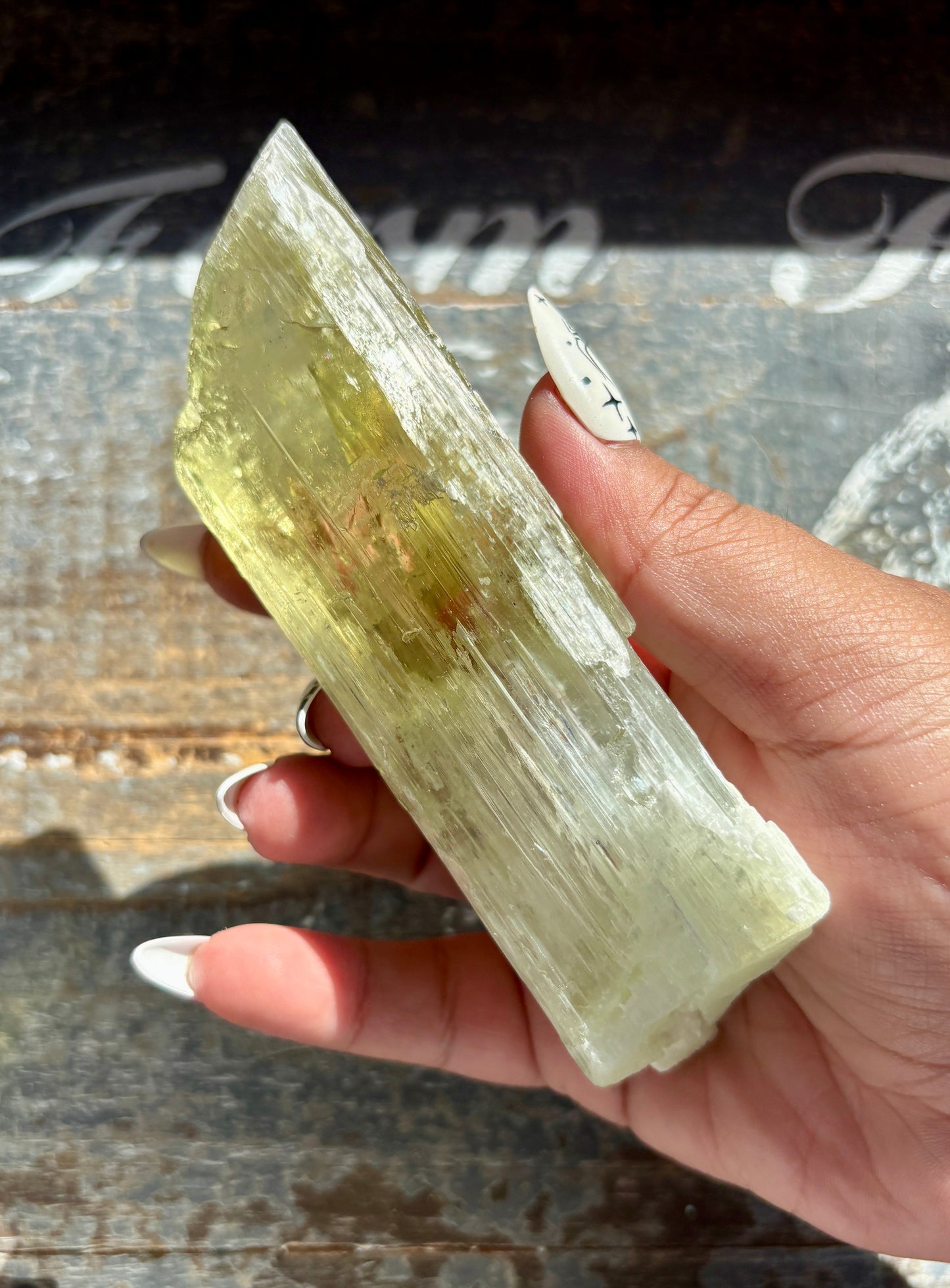 Gorgeous Yellow/Green Triphane Kunzite *Collector Piece from Afghanistan