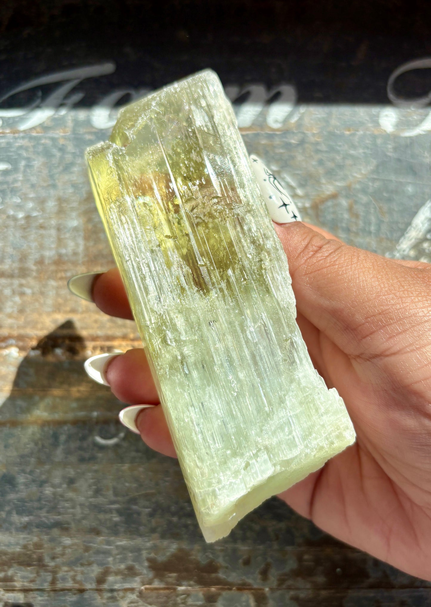 Gorgeous Yellow/Green Triphane Kunzite *Collector Piece from Afghanistan