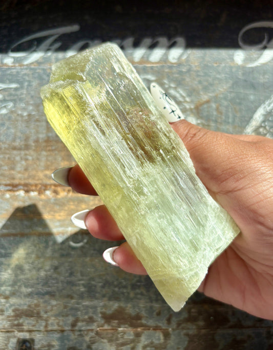 Gorgeous Yellow/Green Triphane Kunzite *Collector Piece from Afghanistan