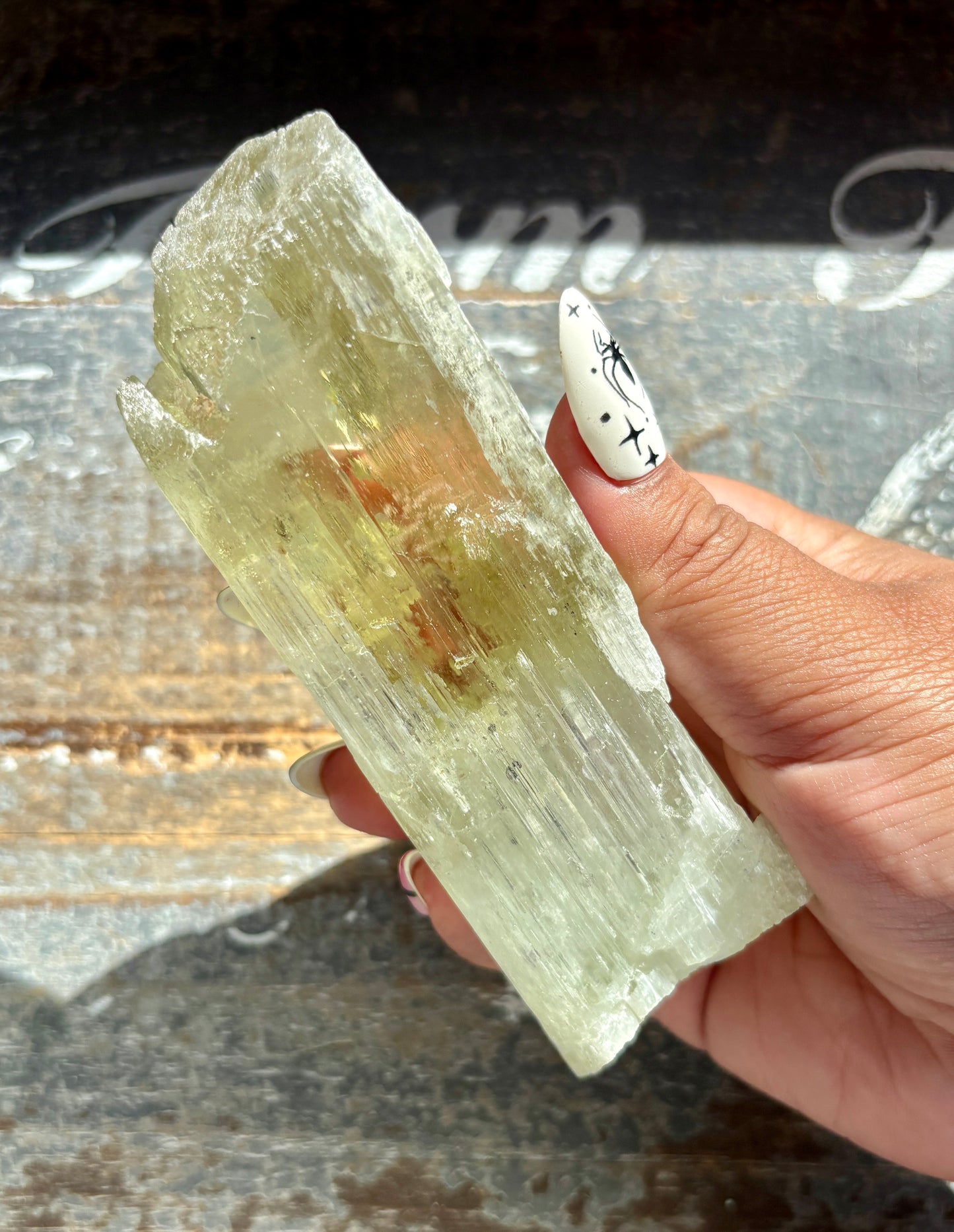 Gorgeous Yellow/Green Triphane Kunzite *Collector Piece from Afghanistan