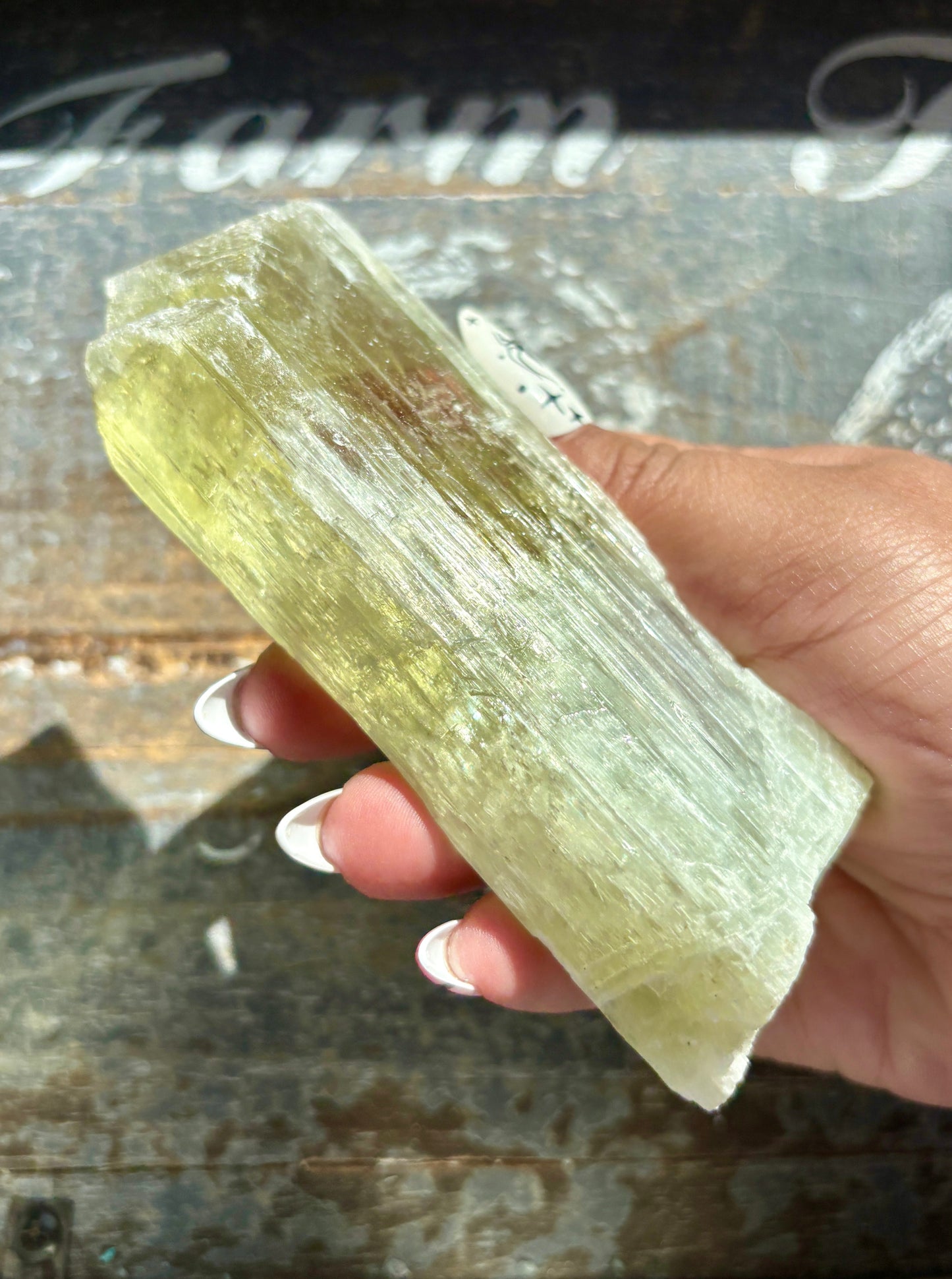 Gorgeous Yellow/Green Triphane Kunzite *Collector Piece from Afghanistan