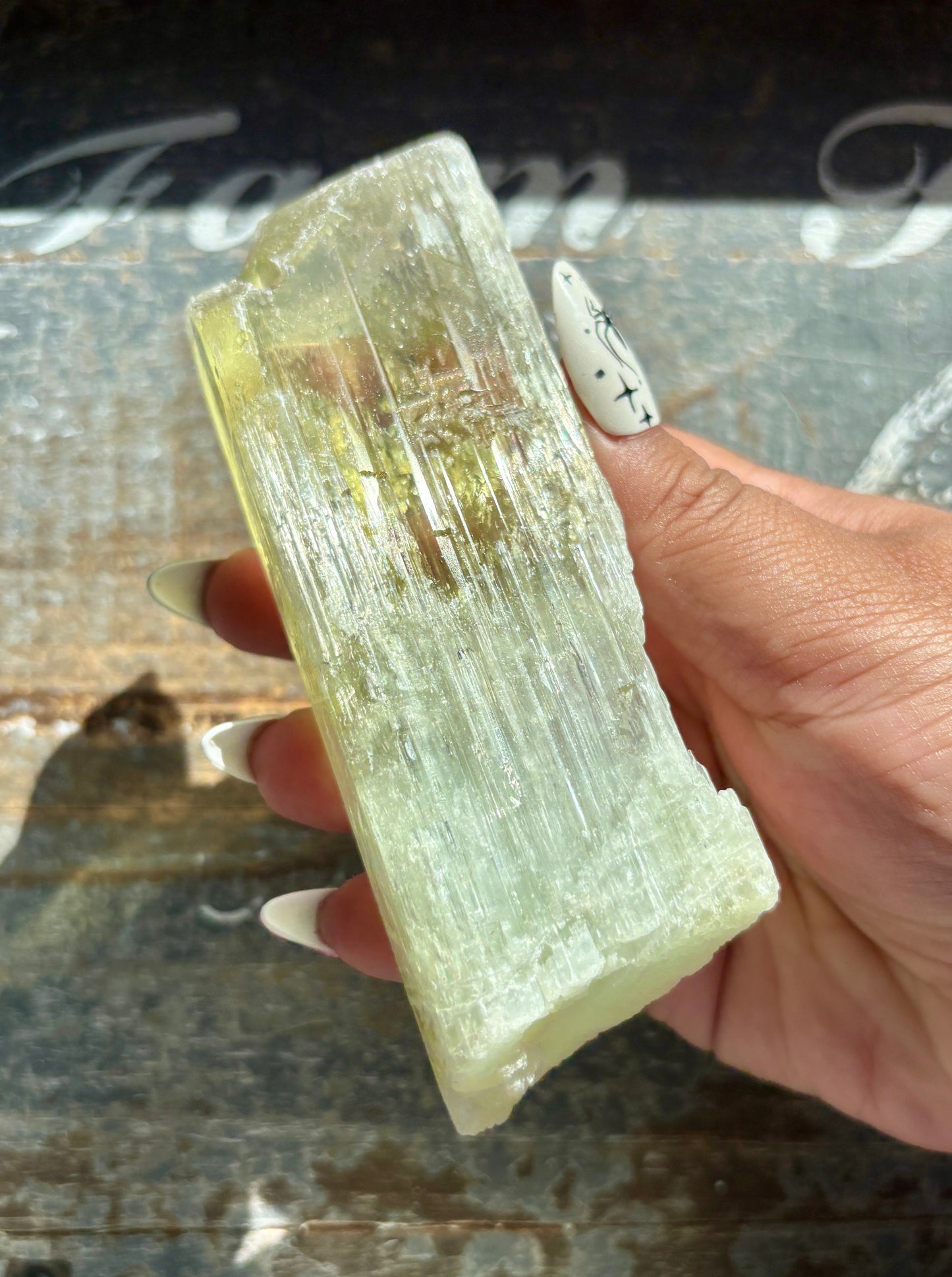 Gorgeous Yellow/Green Triphane Kunzite *Collector Piece from Afghanistan