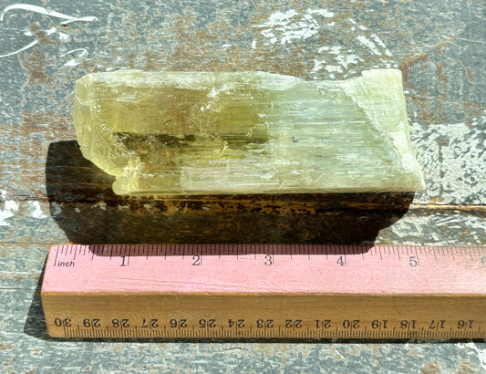 Gorgeous Yellow/Green Triphane Kunzite *Collector Piece from Afghanistan