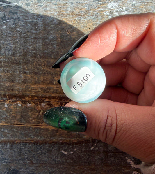 Gorgeous Larimar Mini Sphere from the Dominican Republic | Opt F