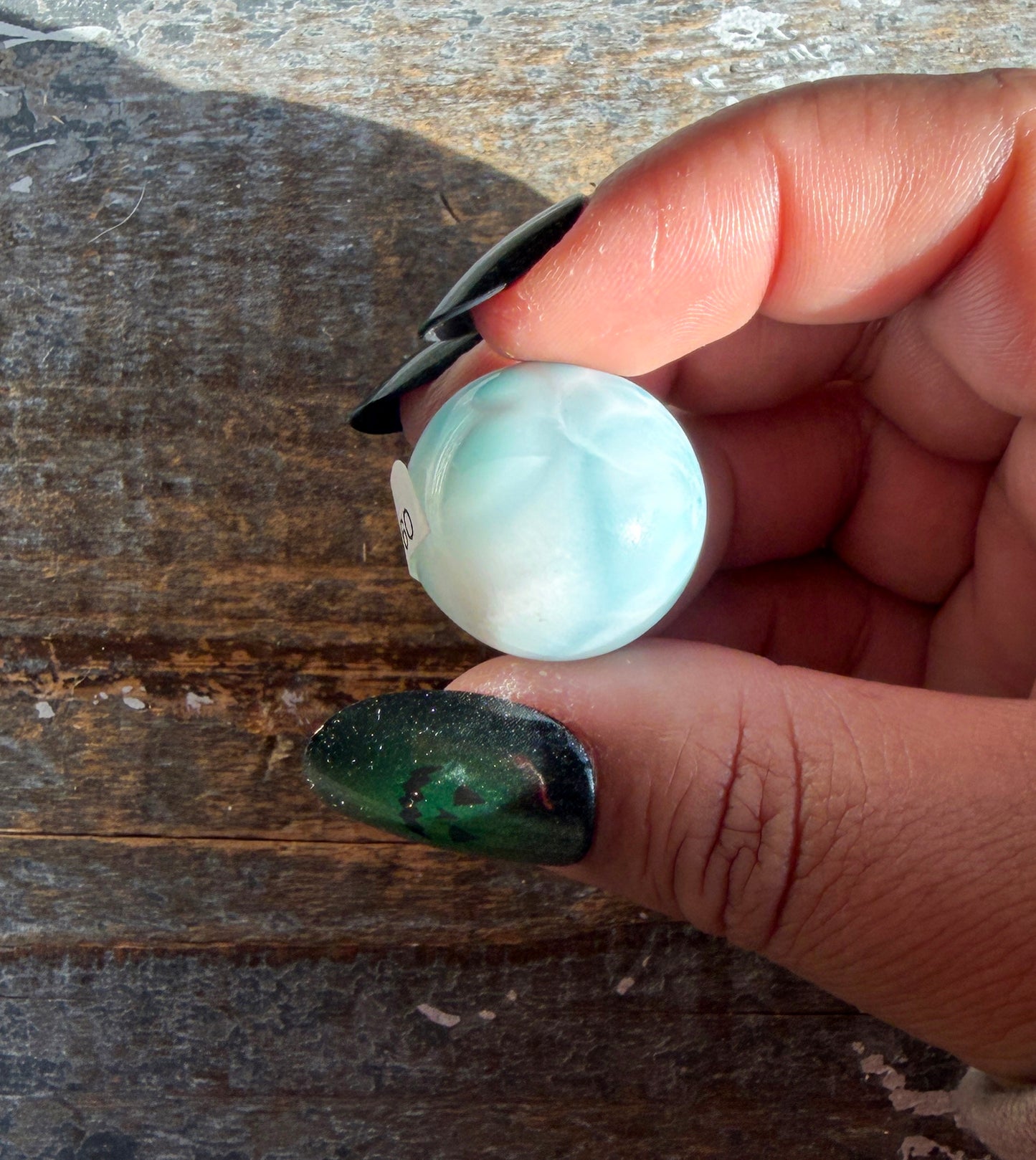 Gorgeous Larimar Mini Sphere from the Dominican Republic | Opt F