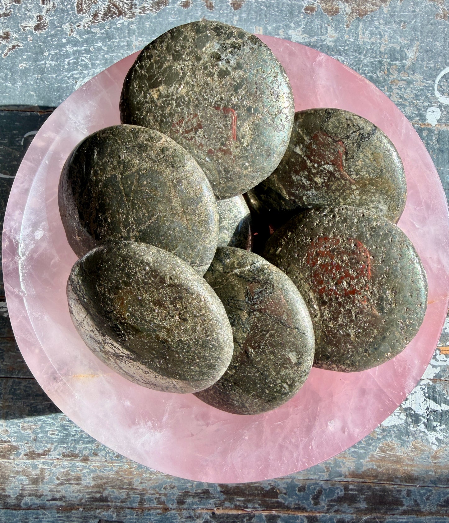 One (1) Pyrite Medallion | Intuitively chosen | Money Bowl