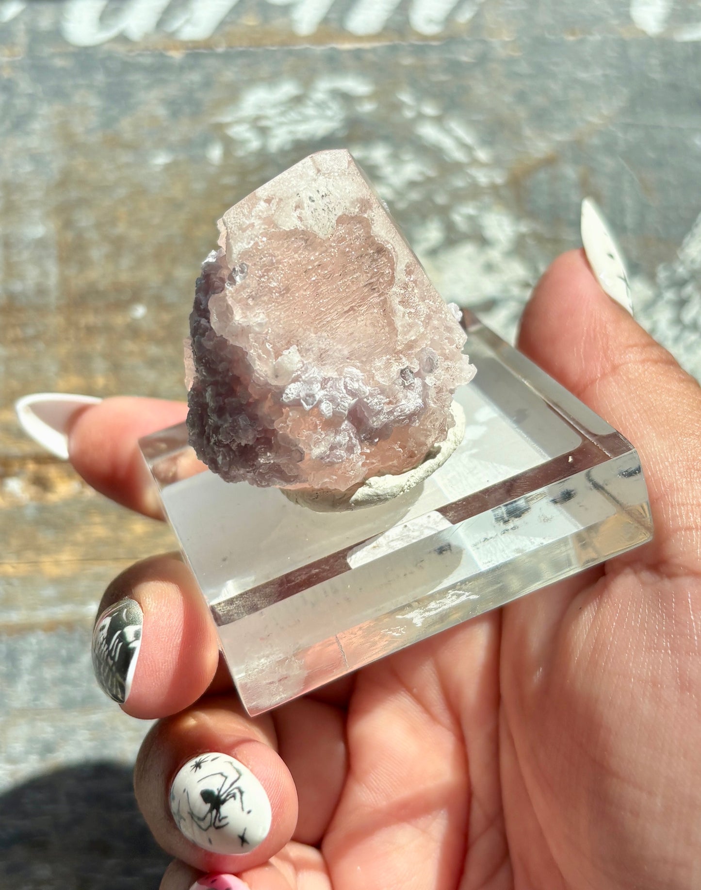 Gorgeous Peach Morganite with Lepidolite *Collectors Piece from Kunar, AFGHANISTAN