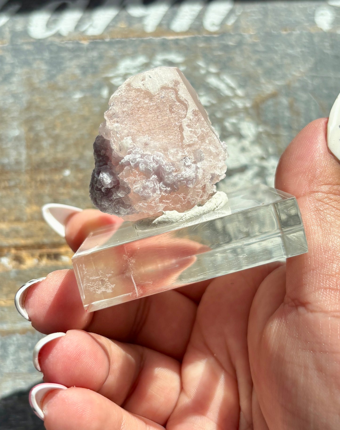 Gorgeous Peach Morganite with Lepidolite *Collectors Piece from Kunar, AFGHANISTAN