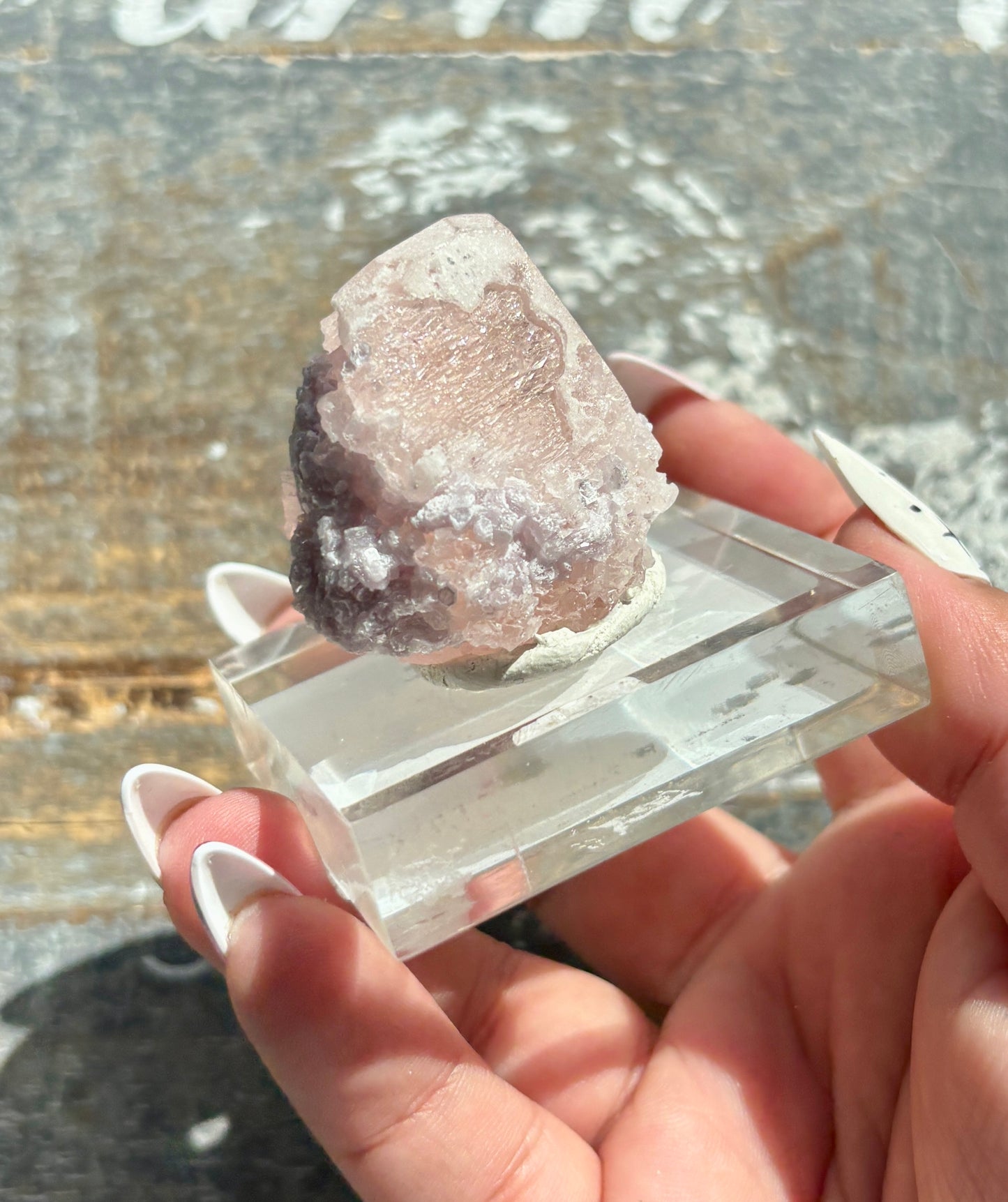 Gorgeous Peach Morganite with Lepidolite *Collectors Piece from Kunar, AFGHANISTAN