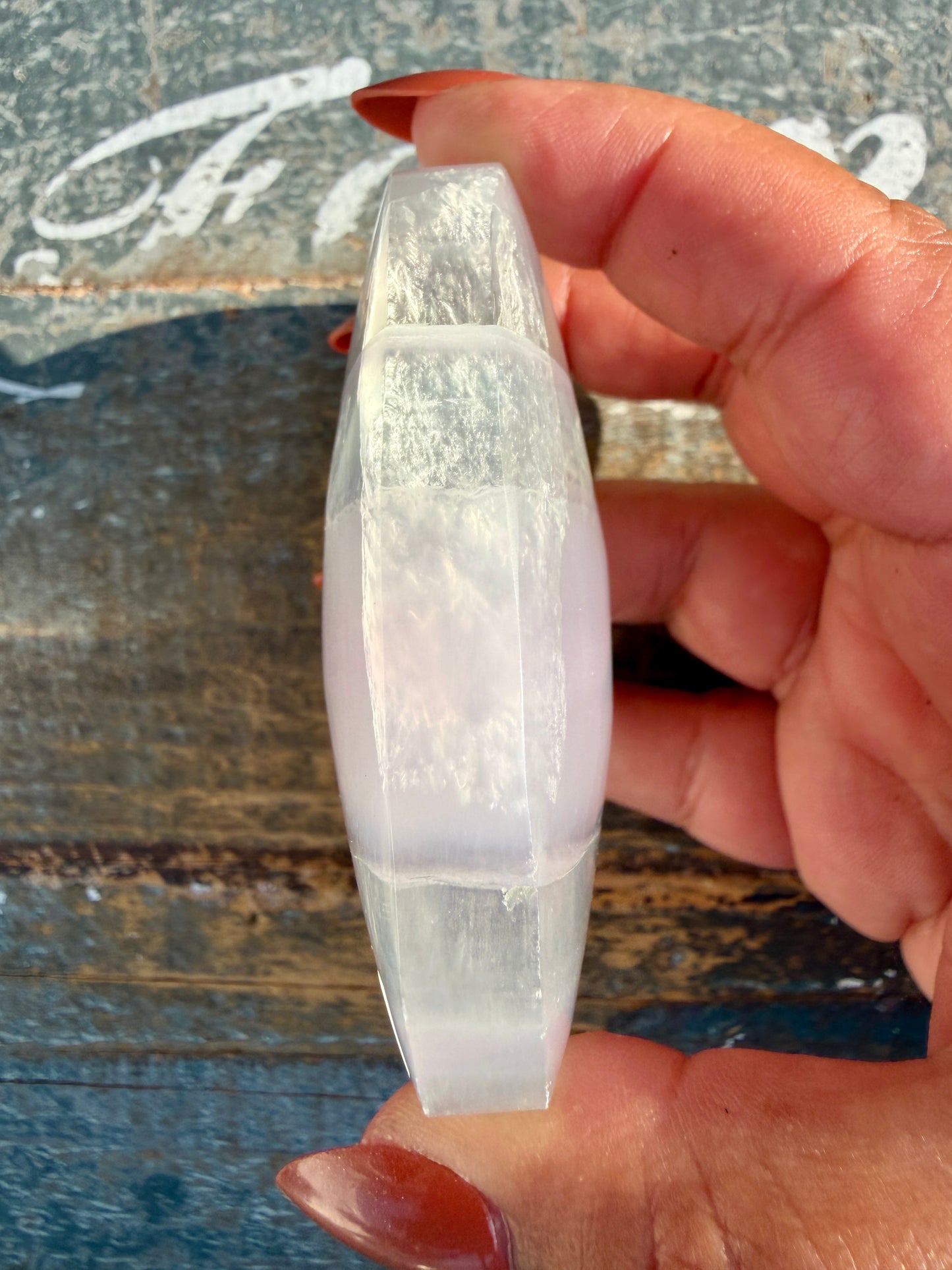 Gorgeous Yttrium Fluorite Palm Stone | Opt 5