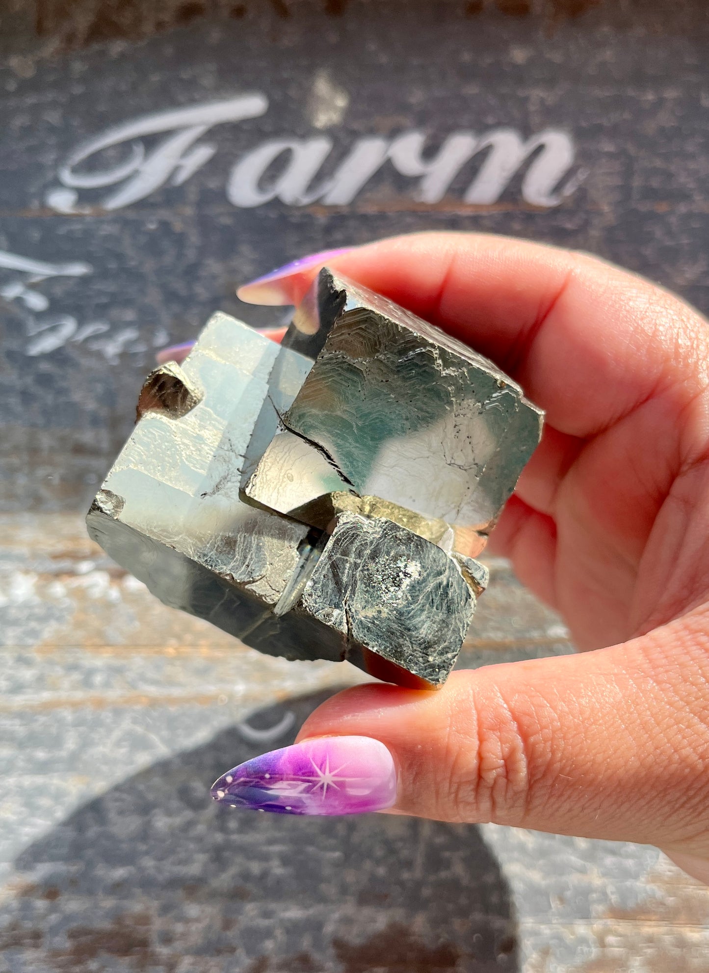 Gorgeous High Quality Pyrite Cube Cluster