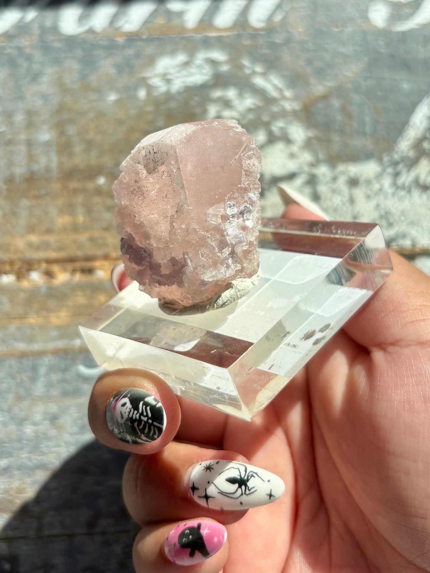 Gorgeous Peach Morganite with Lepidolite *Collectors Piece from Kunar, AFGHANISTAN