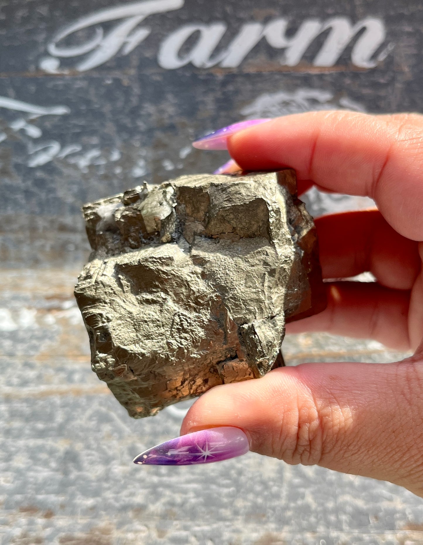 Gorgeous High Quality Pyrite Cube Cluster