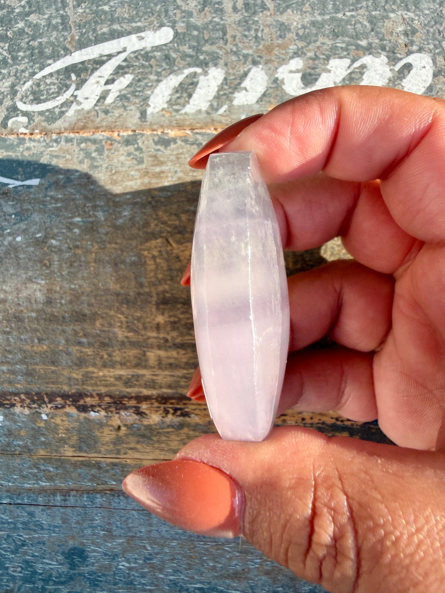 Gorgeous Yttrium Fluorite Palm Stone | Opt 18