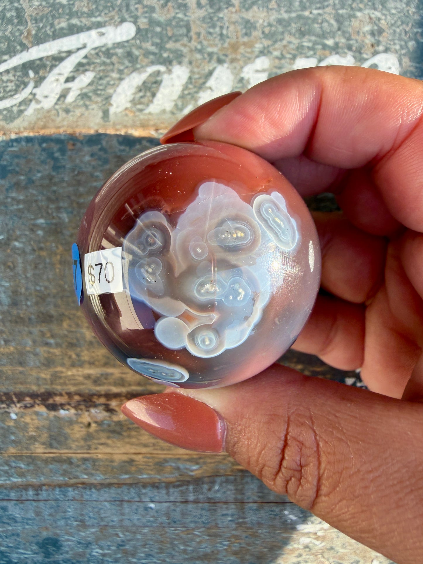 Gorgeous Swazi Agate Sphere | Opt 57