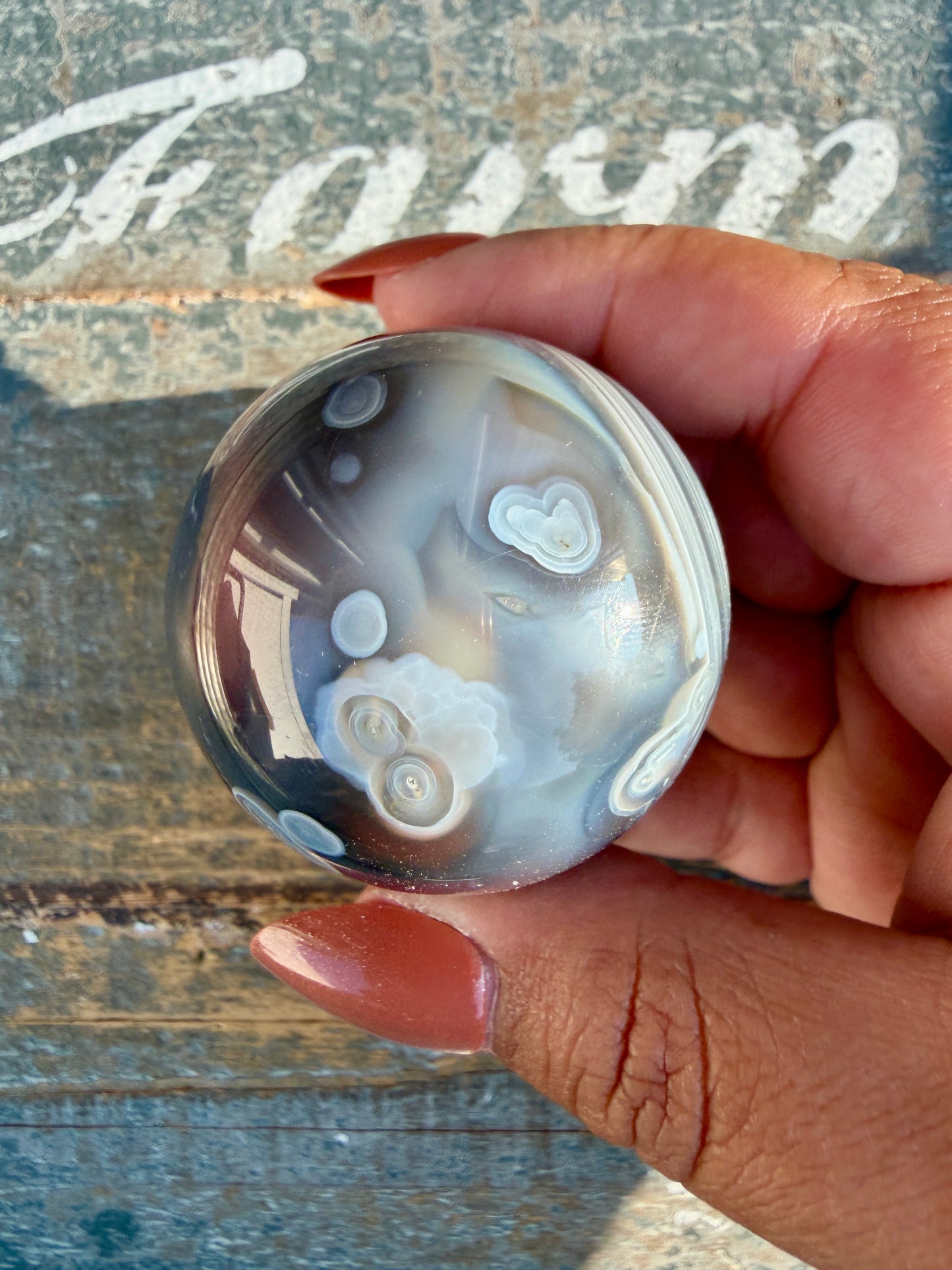 Gorgeous Swazi Agate Sphere | Opt 57