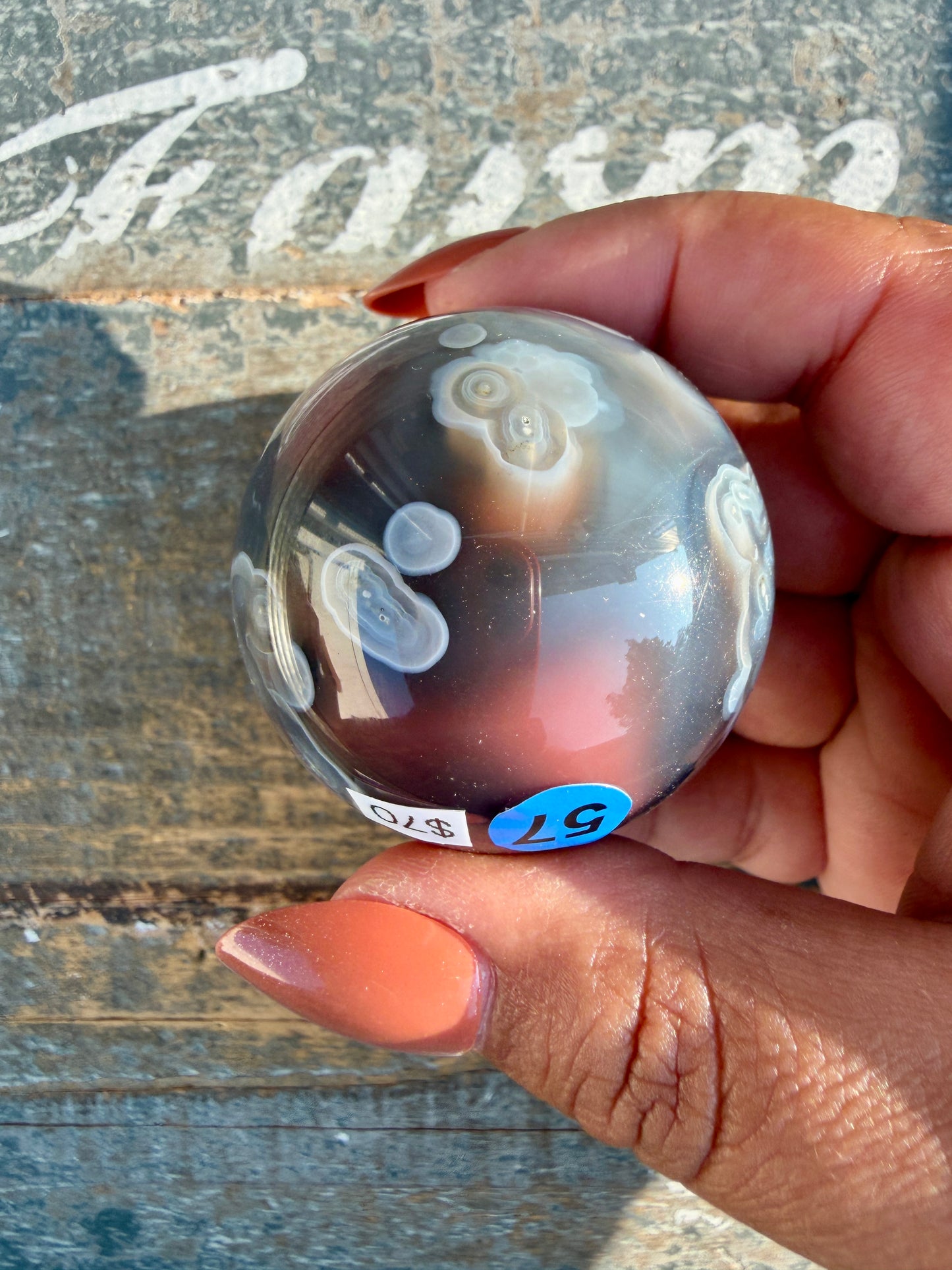 Gorgeous Swazi Agate Sphere | Opt 57