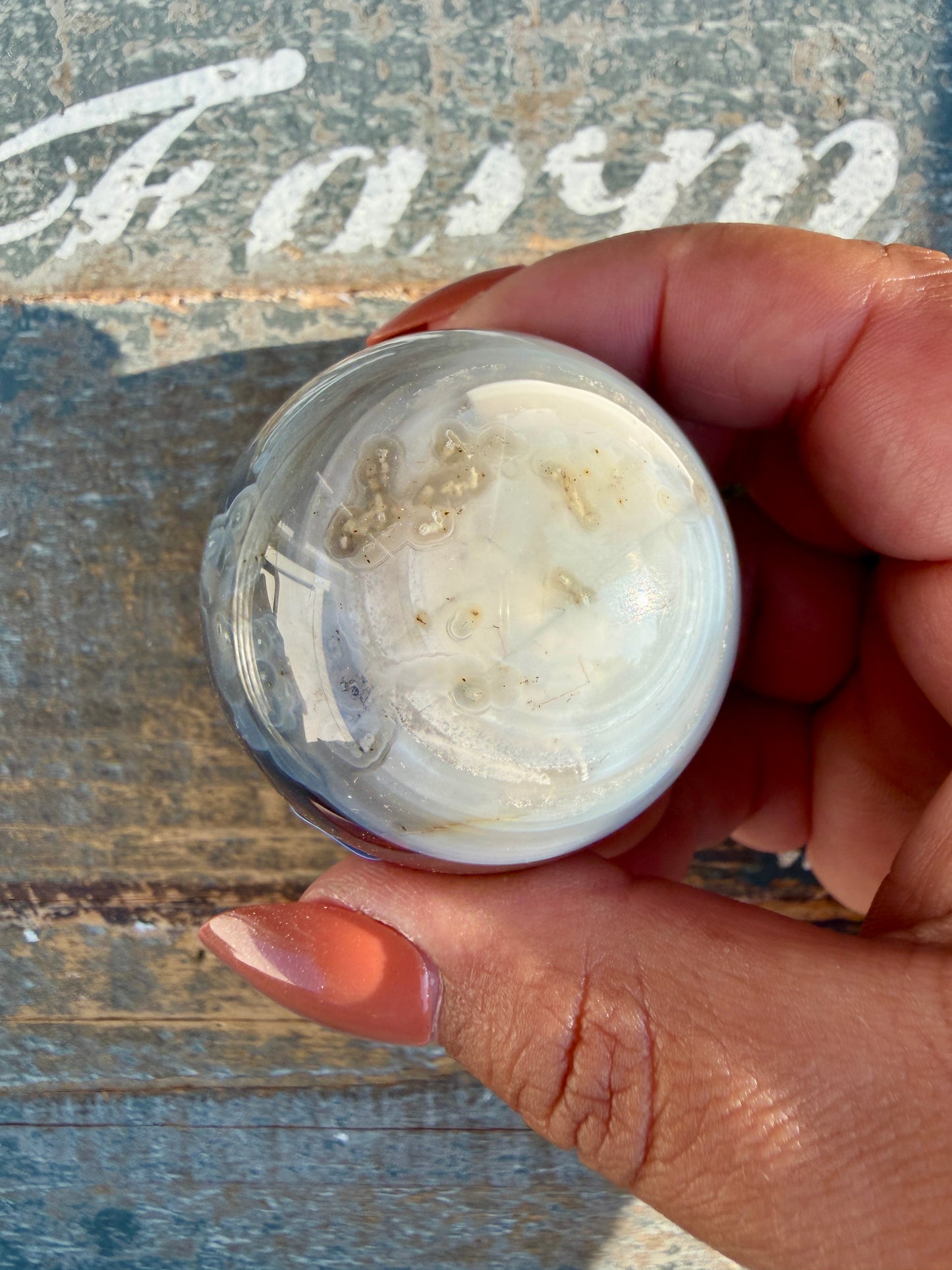 Gorgeous Swazi Agate Sphere | Opt 57