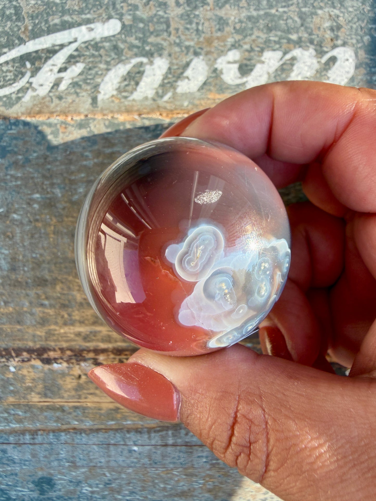 Gorgeous Swazi Agate Sphere | Opt 57
